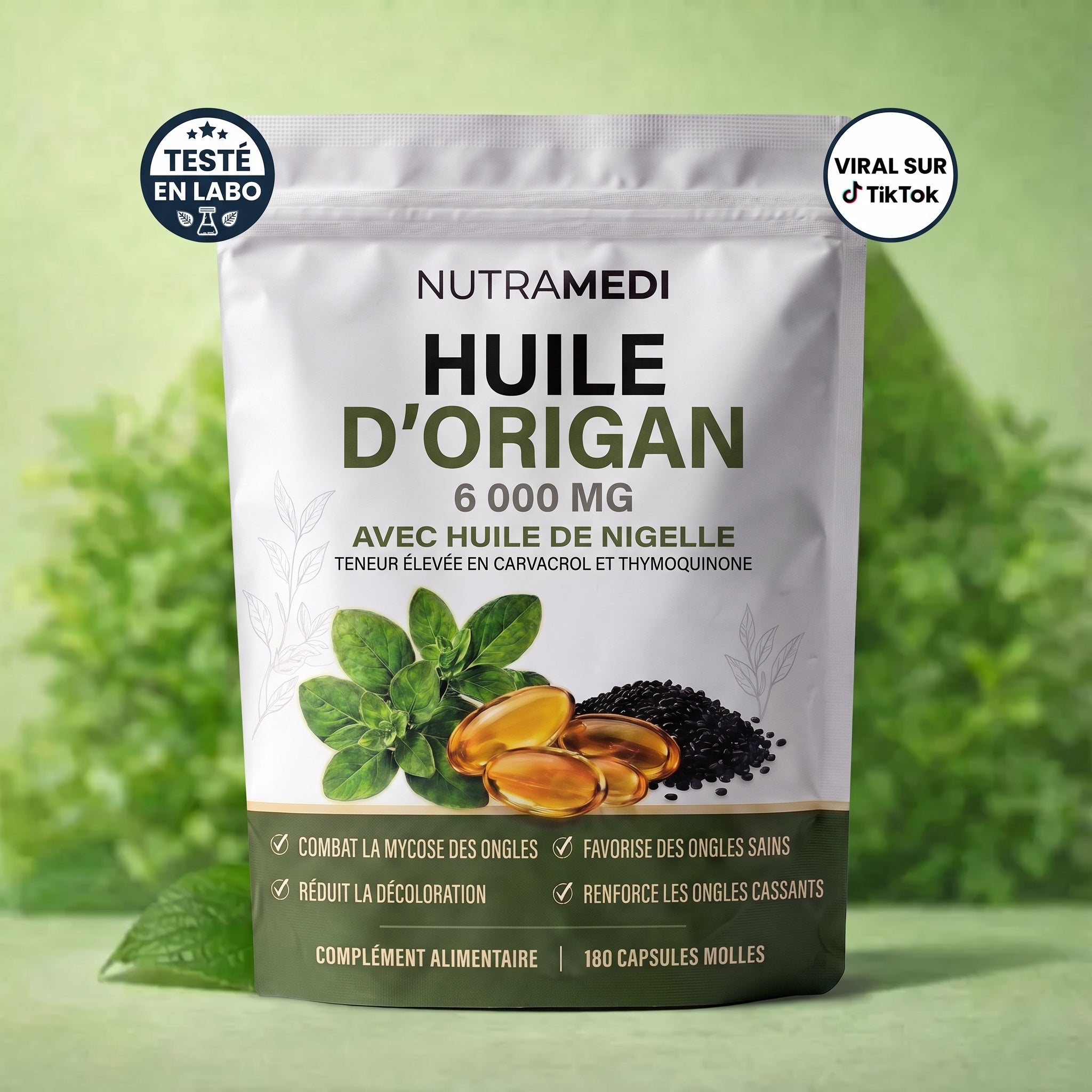 Nutramedi Huile d'Origan & Huile de Nigelle